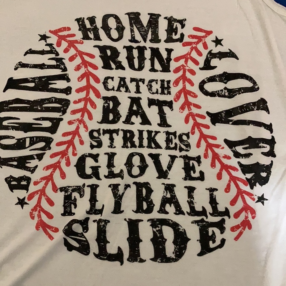 Calling all baseball moms. Size medium. Boutique tank top - Picture 3 of 6